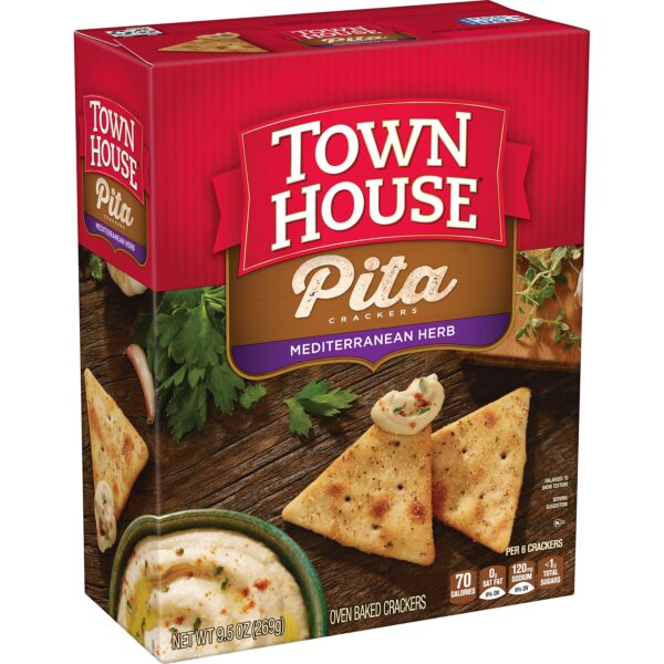 Kellogg’s Town House® Pita Mediterranean Herb Crackers - Image 2