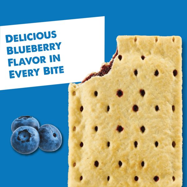 Kellogg’s Pop-Tarts® Unfrosted Blueberry 13.5oz (384g) - Image 2