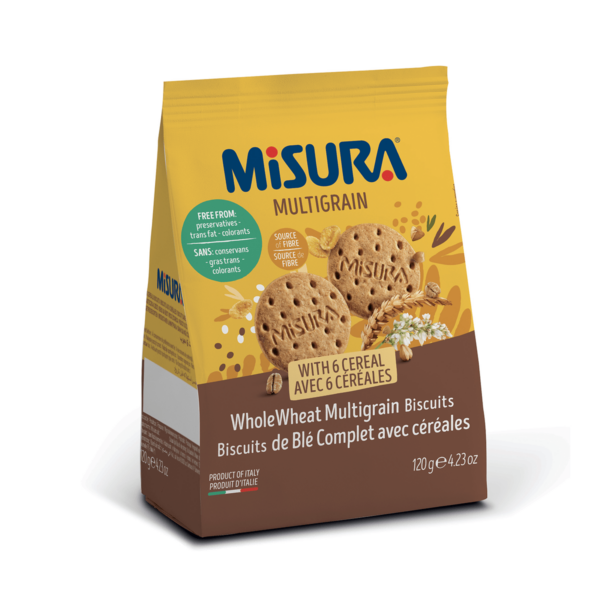 misura multigrain whole wheat biscuits with cereals 120g