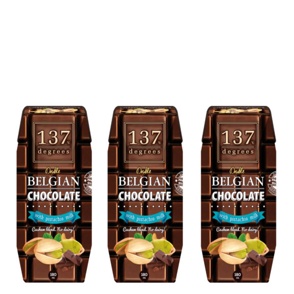 137 degrees Pistachio Milk with Double Belgian Chocolate (3 x 180ml)