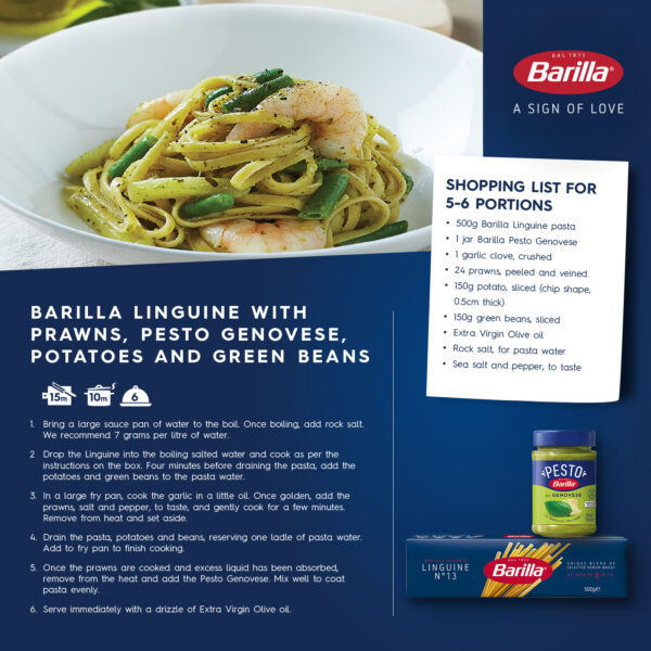 Barilla Linguine Pasta (500g) - Image 2