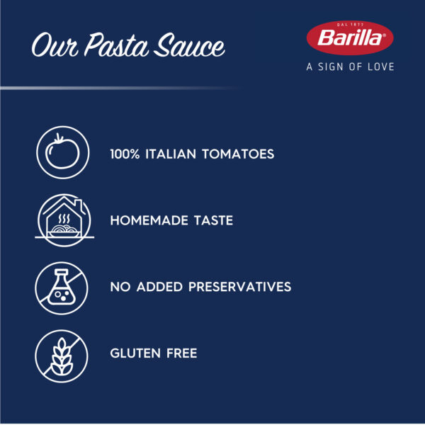 Barilla Olive Pasta Sauce with Italian Tomato (400g) - Image 3