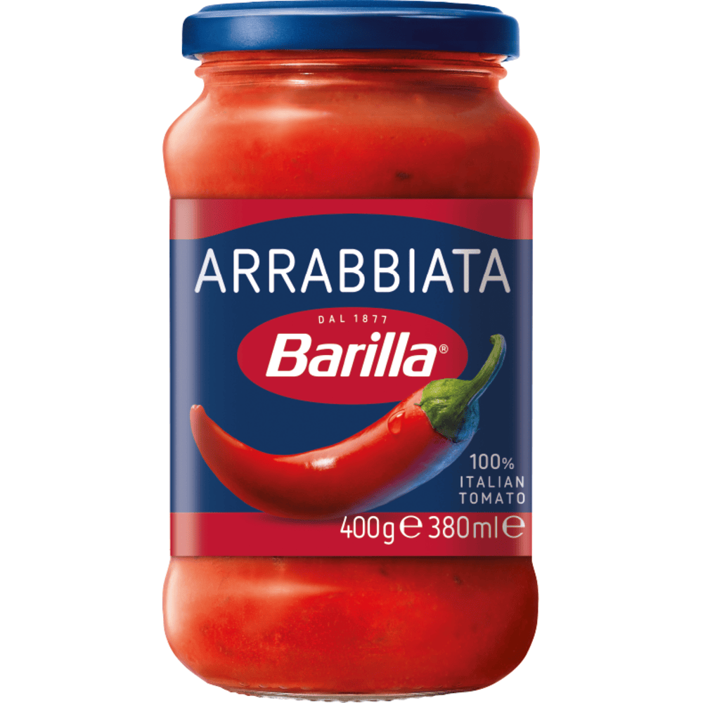 Barilla Arrabbiata Pasta Sauce with Italian Tomato & Chilli Peppers (400g)