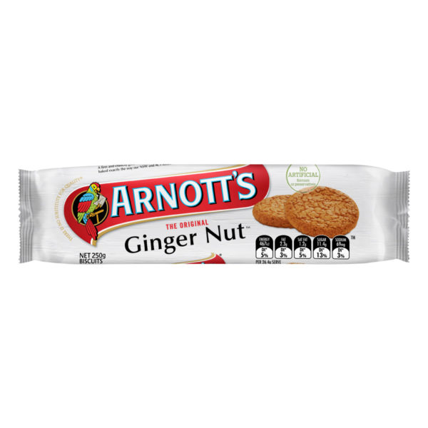 Arnott’s Ginger Nut (250g) Sangla Foods FMCG Distributor & Wholesaler Malaysia