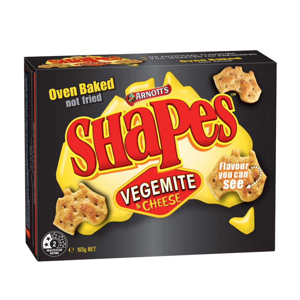Arnott’s Shapes Vegemite & Cheese (165g) Sangla Foods FMCG Distributor & Wholesaler Malaysia