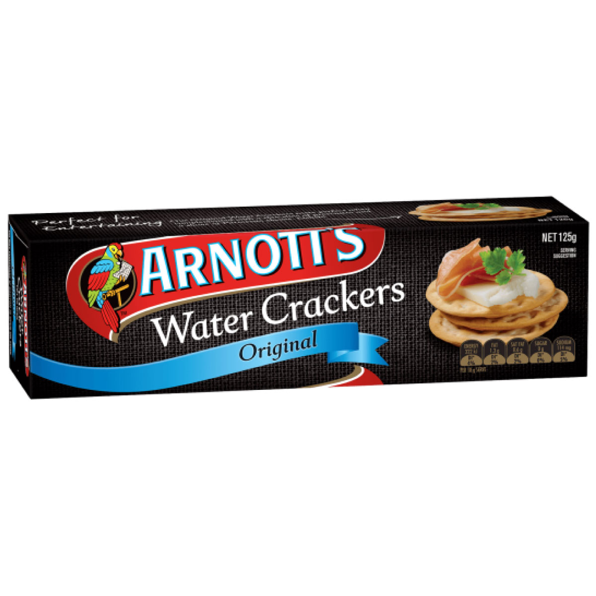 Arnott's Water Cracker Original (125g) 1200x