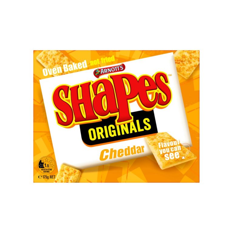 Arnott’s Shapes Cheddar (175g) – Sangla Foods | FMCG Distributor ...