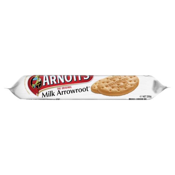 Arnott's Milk Arrowroot Biscuit Side View