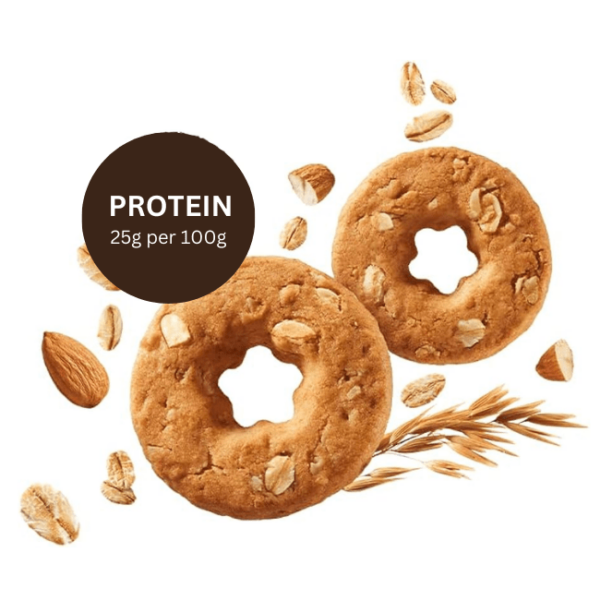 misura protein biscuits with almonds and oat flakes 250g protein content