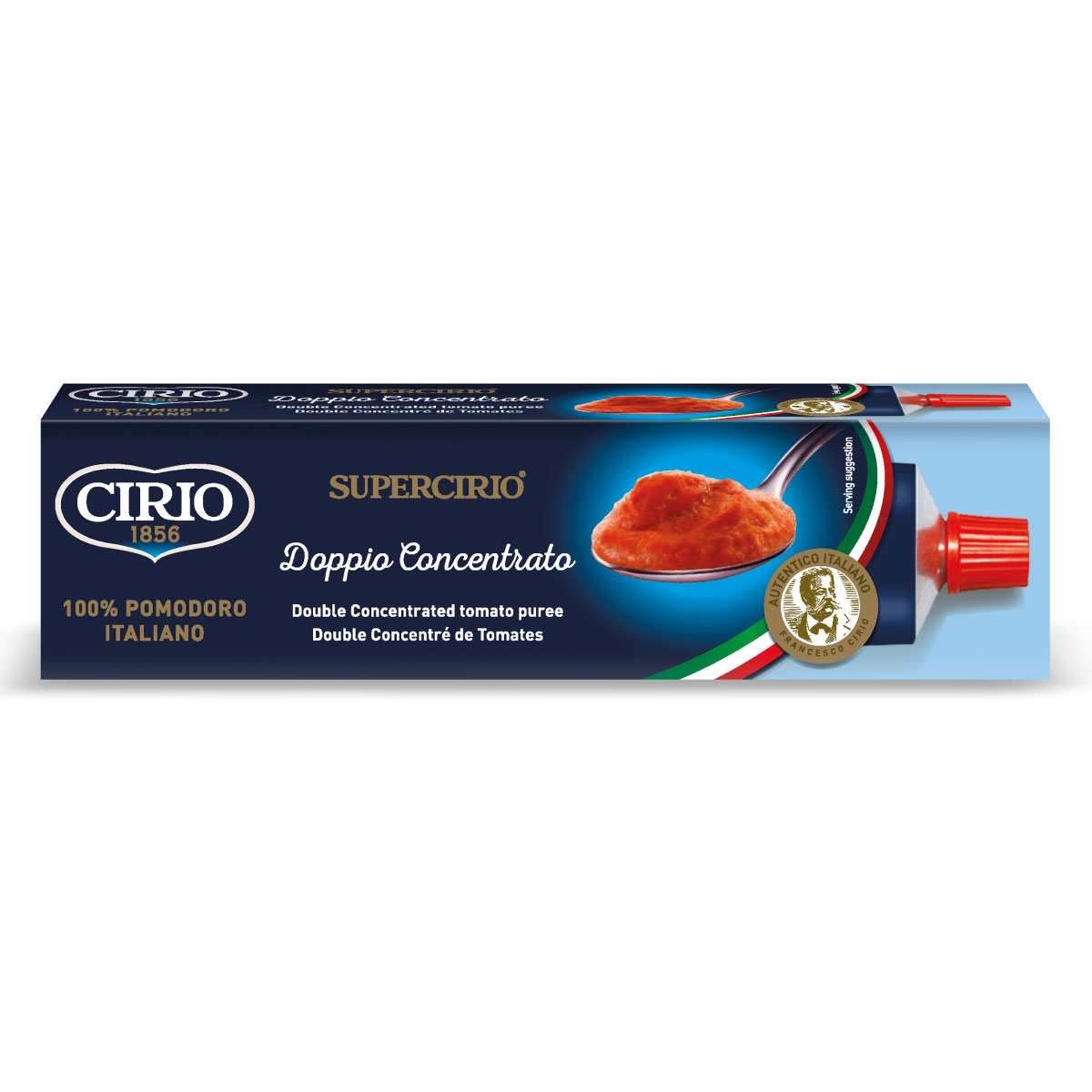 Double-Concentrated Tomato Puree Tube Cirio
