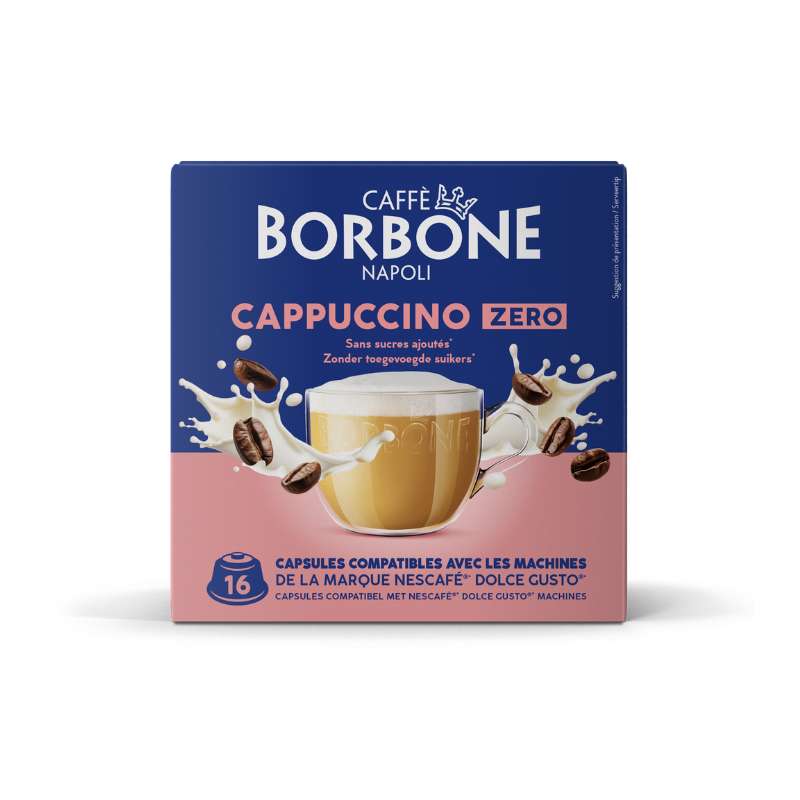 Caffè Borbone Cappuccino Zero (16 Pods) (Dolce Gusto Compatible)