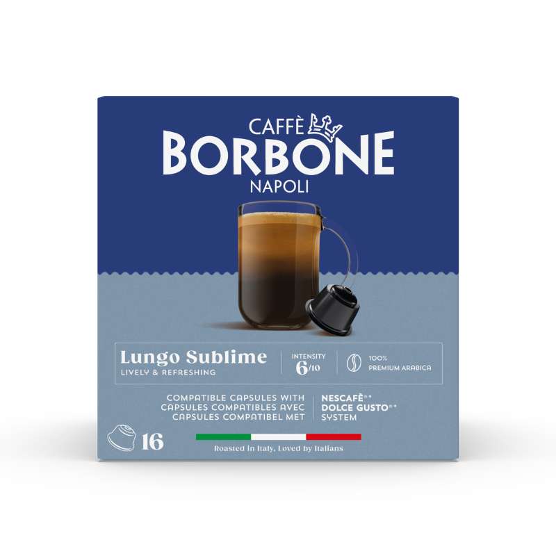 Caffè Borbone Lungo Sublime (16 Pods) (Dolce Gusto Compatible)