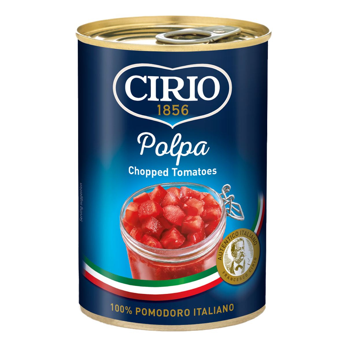 Cirio Chopped Tomatoes Polpa 400g 1200x