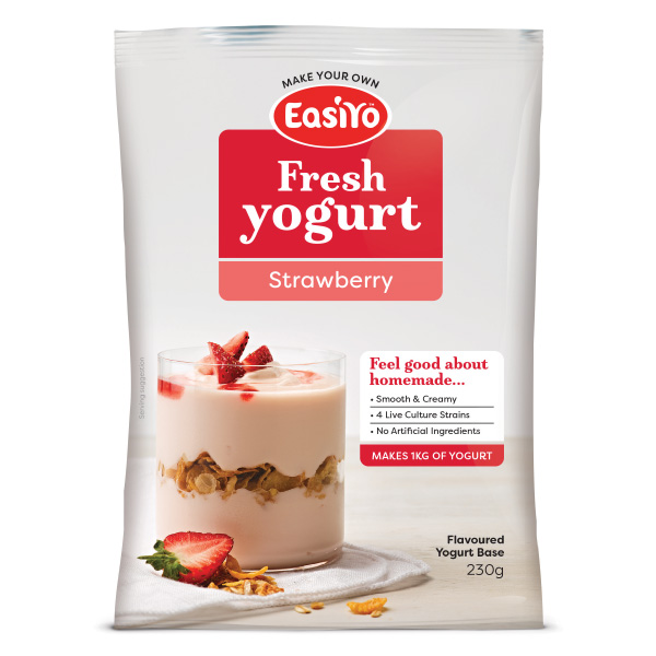 EasiYo Yogurt Strawberry (230g1kg)