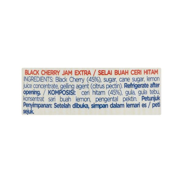 Hero Black Cherry Jam Ingredients