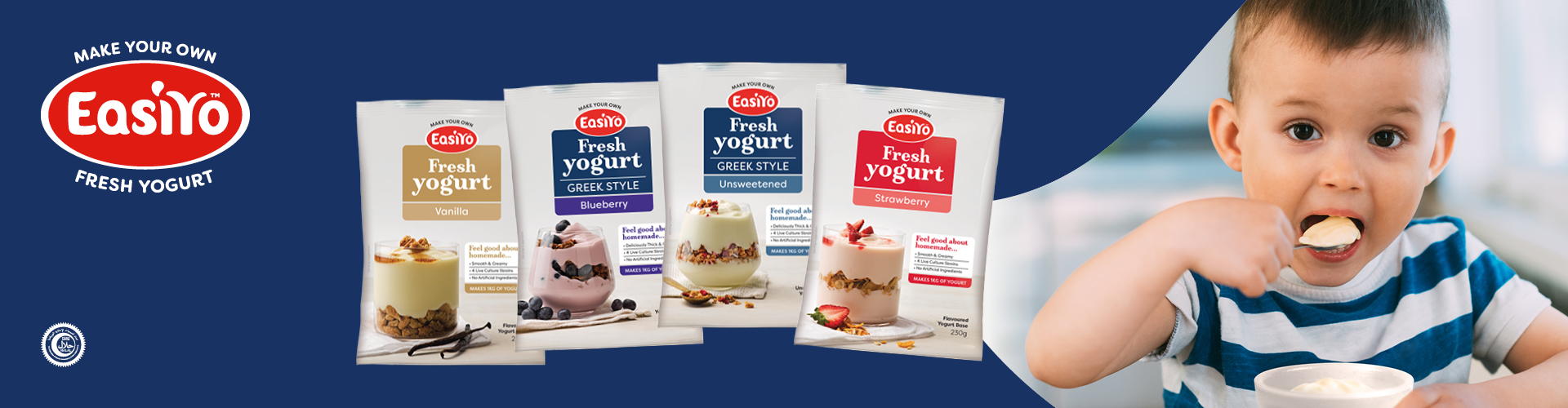 Make your own fresh yogurt at home with EasiYo