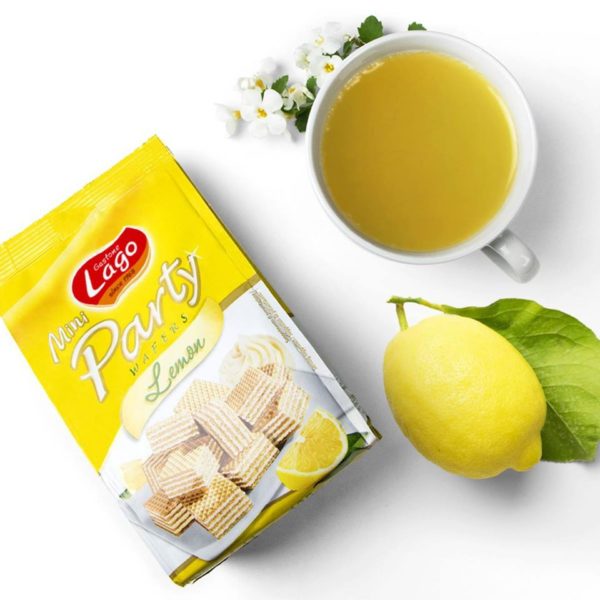 Lago Party Wafers Lemon 250g snacks malaysia