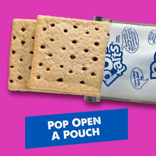 Kellogg’s Pop-Tarts® Unfrosted Blueberry 13.5oz (384g) - Image 5