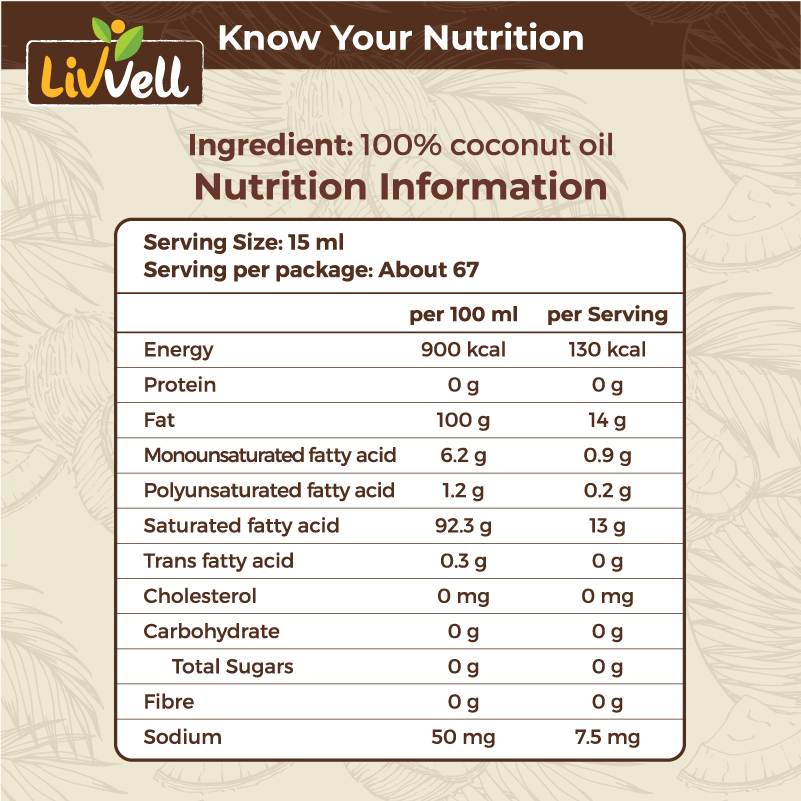 Livvell Coconut Cooking Oil - Image 7
