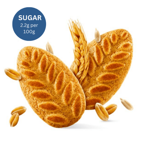 misura dolcesenza 120g 4 grain biscuits no added sugars content