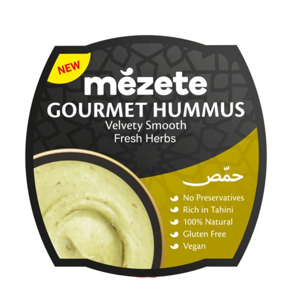 mezete Fresh Herbs Gourmet Hummus