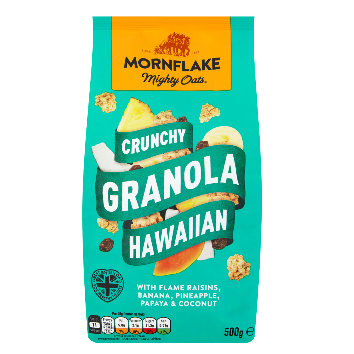Mornflake Granola Cereal (Hawaiian) 500g healthy breakfast malaysia