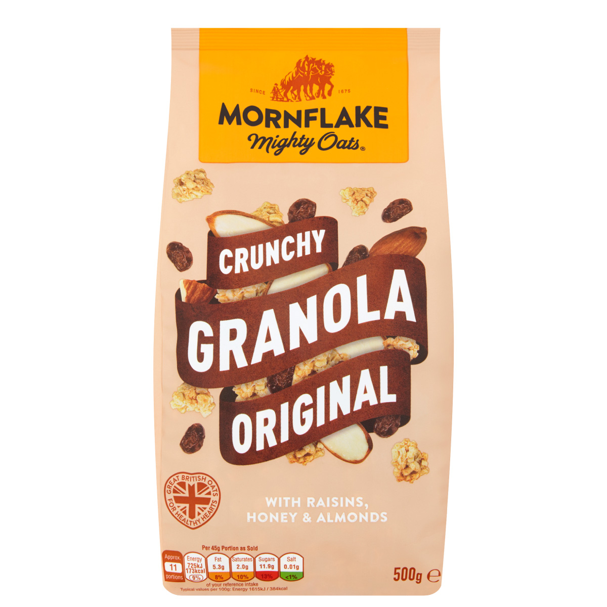Mornflake Granola Cereal (Original) 500g healthy breakfast malaysia