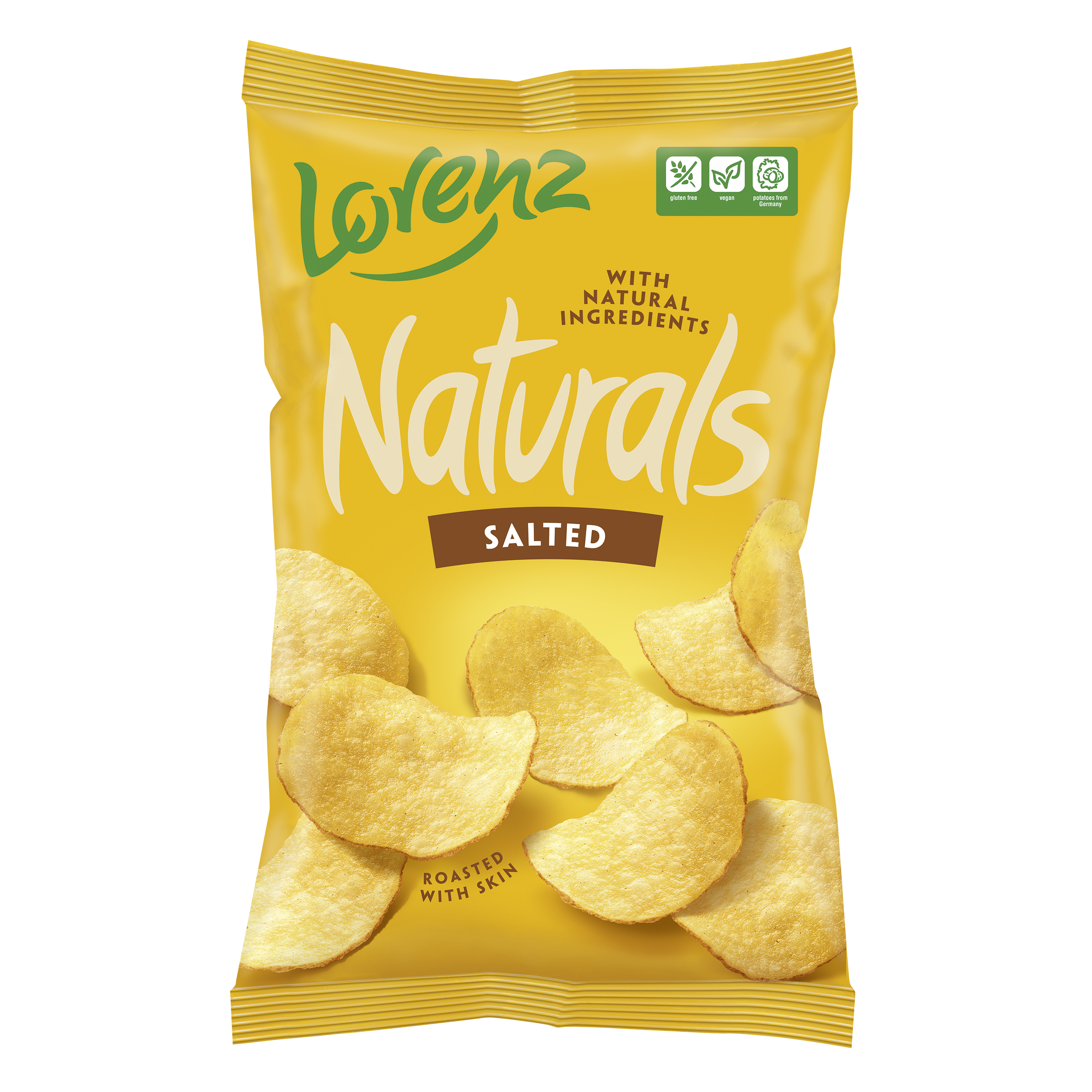 Lorenz Naturals potato chips salted