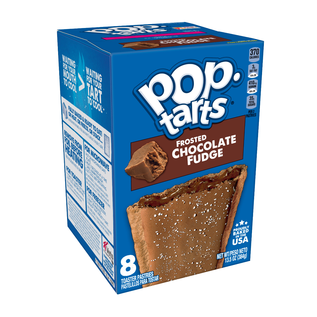 POPT Kellogg's Pop-Tarts® Frosted Chocolate Fudge 13.5oz (384g) 1200x