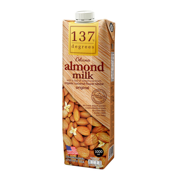 137 degrees Almond Milk Original redesign