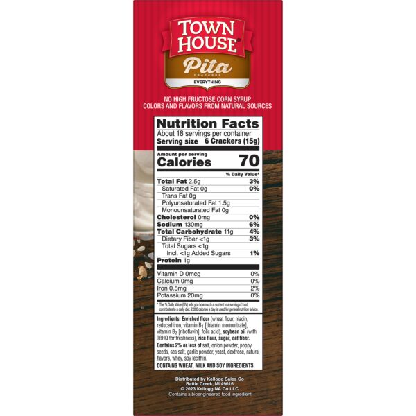 Kellogg’s Town House® Pita Everything Crackers - Image 14