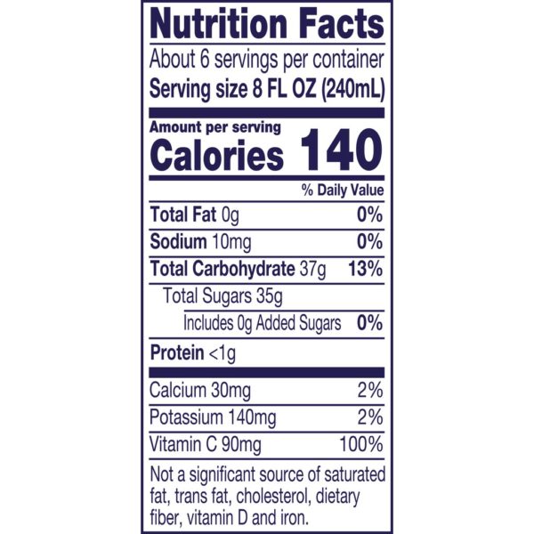 46oz welch grape juice malaysia nutrition facts
