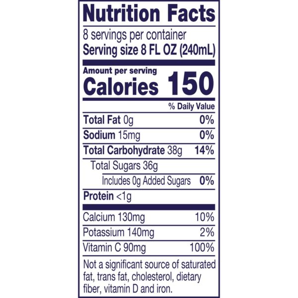 64oz with calcium welch grape juice malaysia nutrition facts