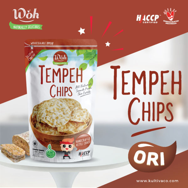 Woh Tempeh Original Chips plant-based chips malaysia healthy snacks malaysia