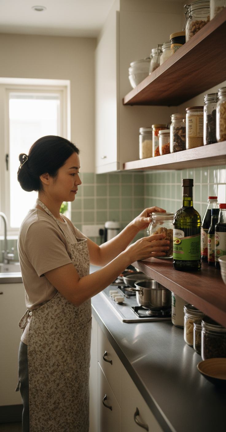 avocado oil being stored properly
