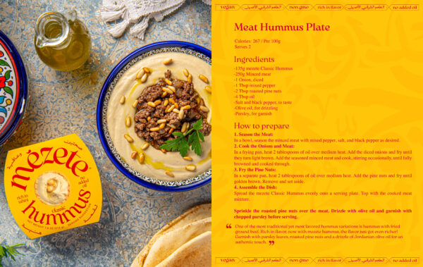 mezete Hummus Classic (215g) - Image 3