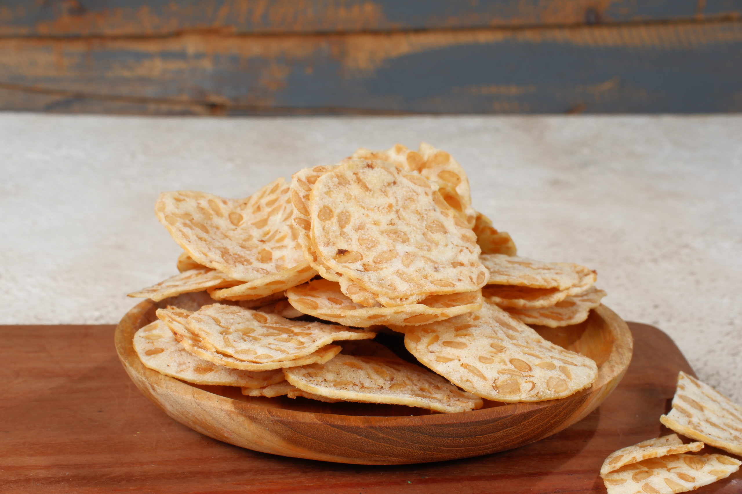 tempeh chips vegetable plant-based