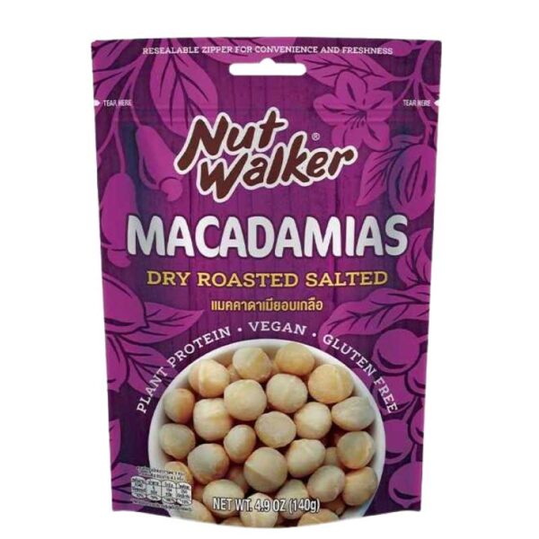 Nut Walker Dry Roasted Salted Macadamia