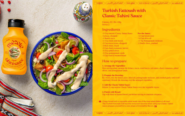 mezete Tahini Sauce Classic (315g) - Image 4