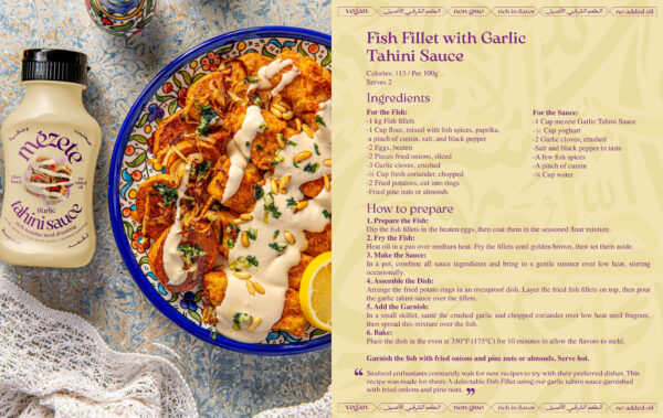 mezete Tahini Sauce Garlic (315g) - Image 3