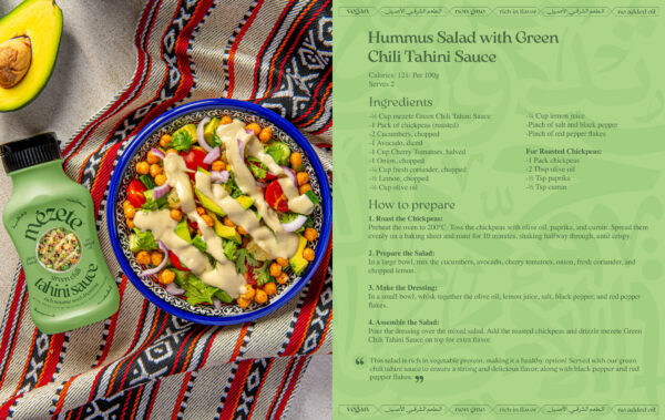 mezete Tahini Sauce Green Chili (315g) - Image 4
