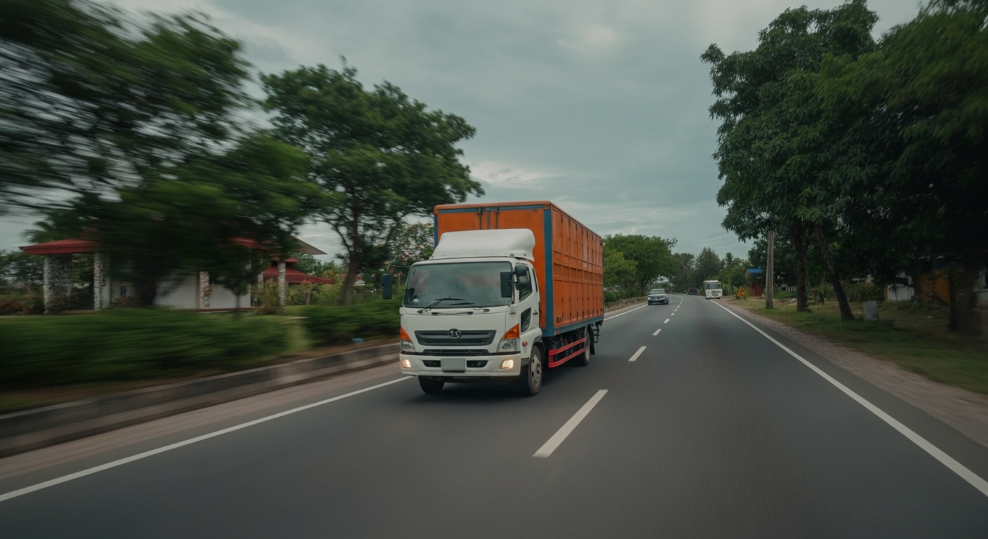 trucks sending food