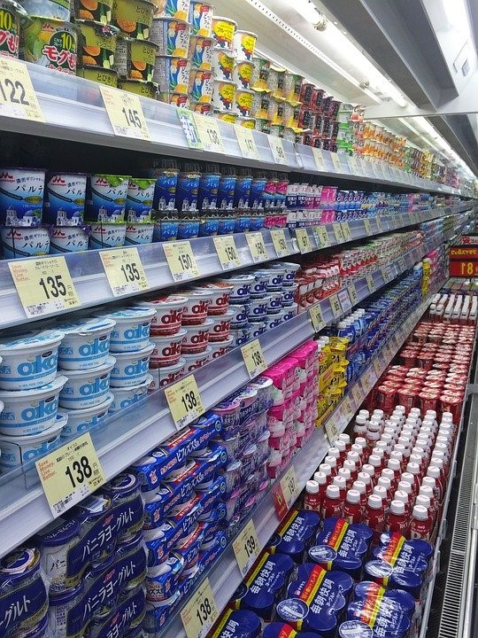 yoghurt in stores